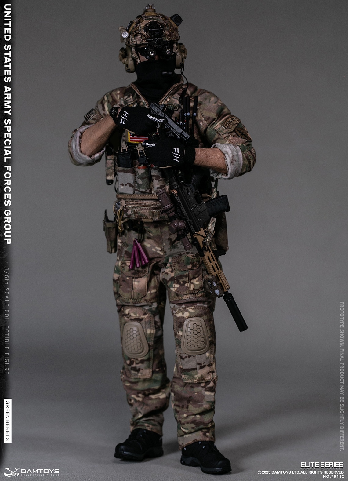 [สั่งจอง]DAMTOYS 78112 1/6 : U.S. Army Special Forces Group Green Berets