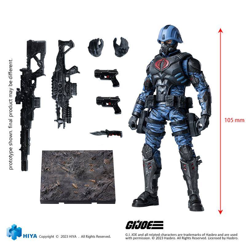 [สั่งจอง] HIYA Exquisite Mini Series EMG0146 1/18 ( 4 Inch ) : G.I.JOE - Cobra Trooper