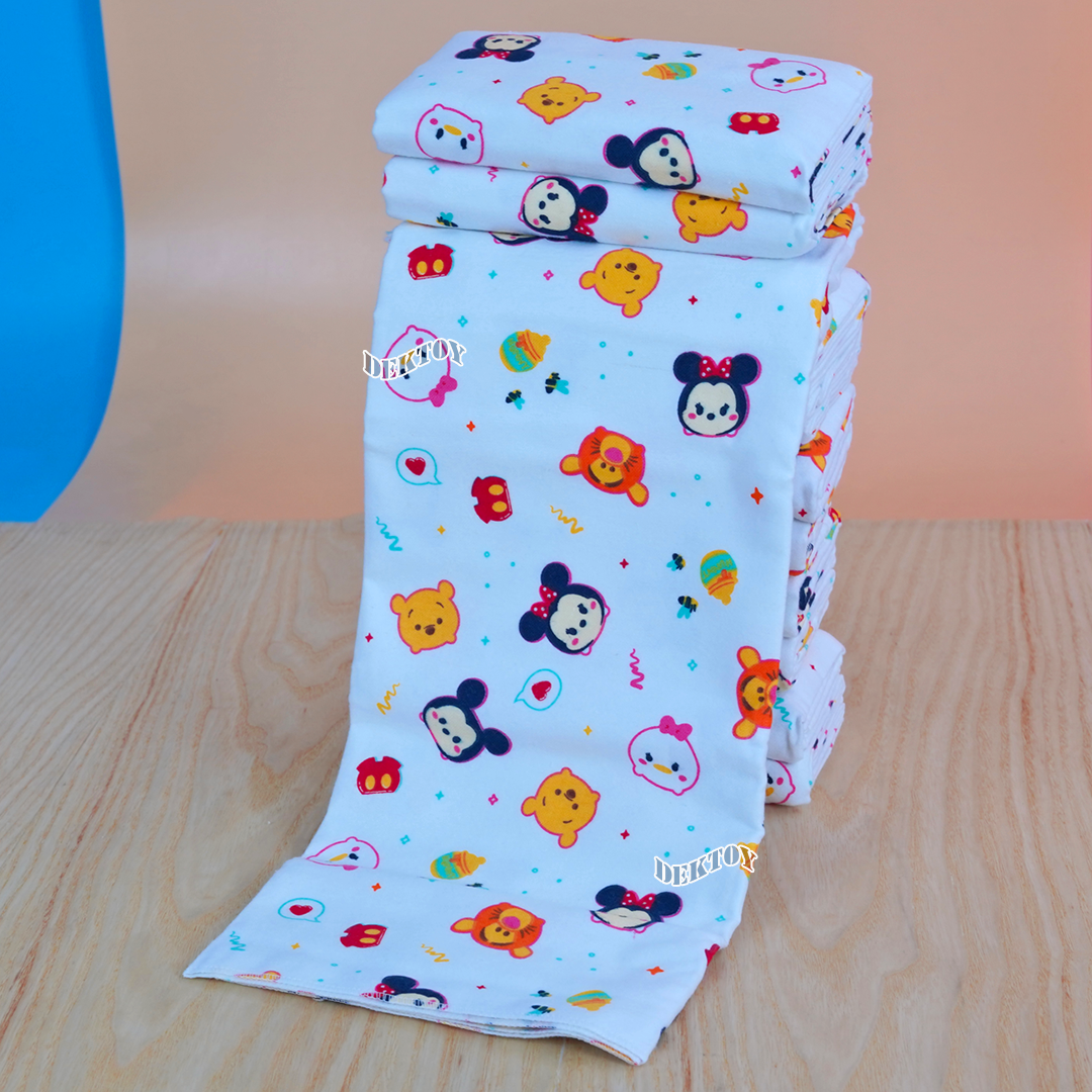 Grace Kids เกรซคิดส์ ผ้าอ้อมสำลี 27 นิ้ว 6 ผืน ลายซูมซูม