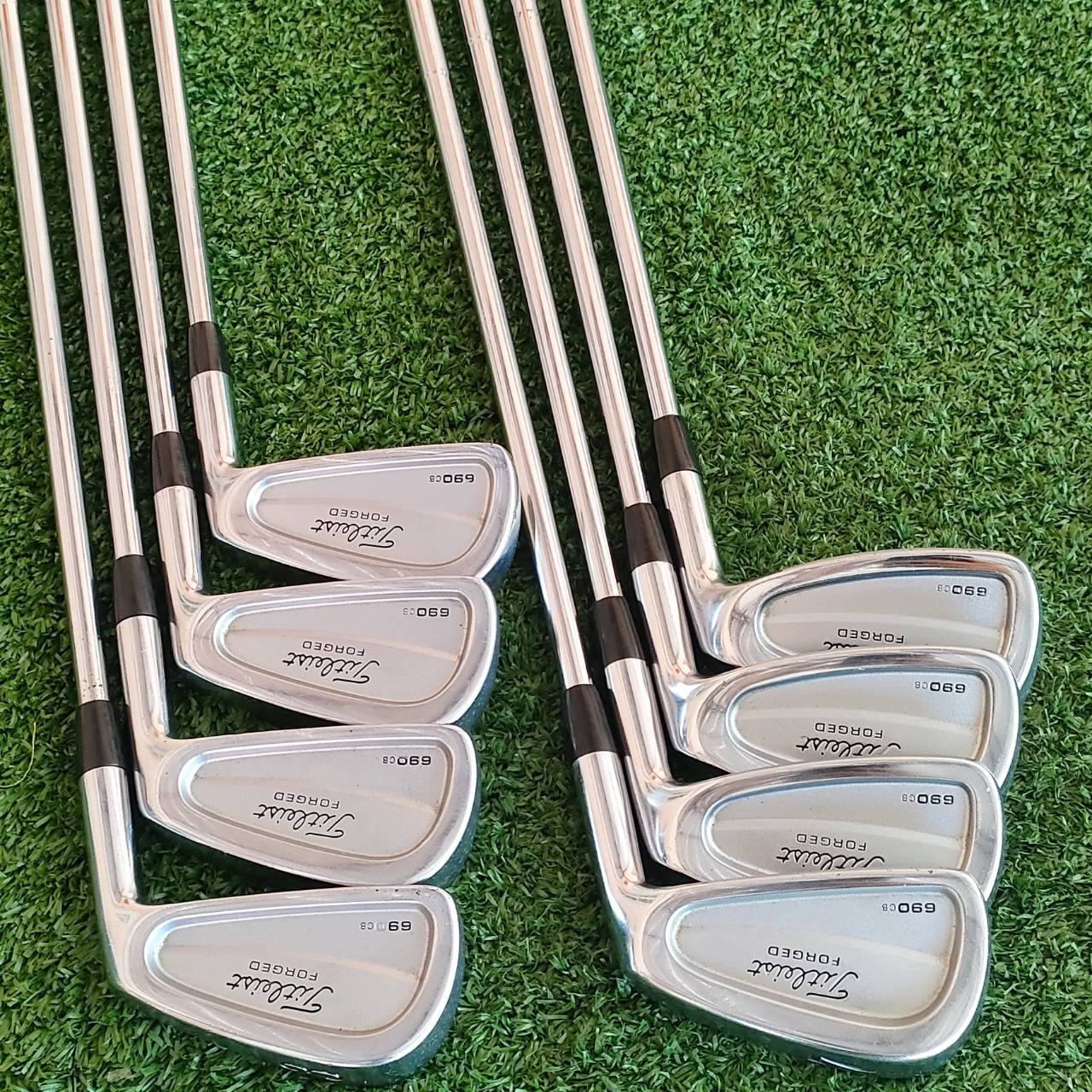 ชุดเหล็ก TITLEIST 690 CB มีเหล็ก 3-9 เเละ PW ก้าน DYNAMIC GOLD R300 เป็นเหล็ก FORGED ระดับพรีเมี่ยม!! ไม้กอล์ฟมือสอง ของแท้ BY NakaraLuxurious