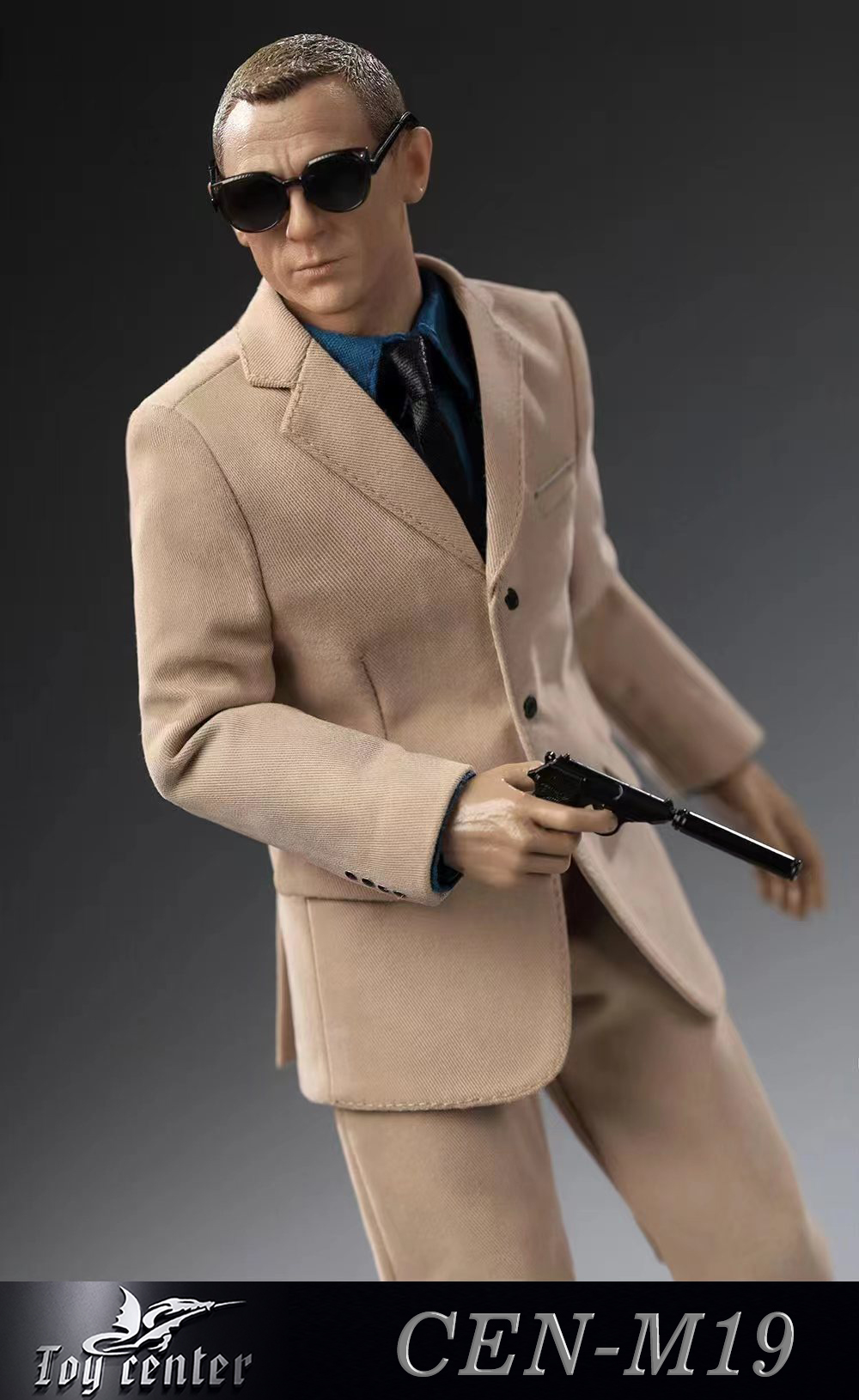 [สั่งจอง]Toy center CEN-M19 1/6 : male agents 007 suit khaki style