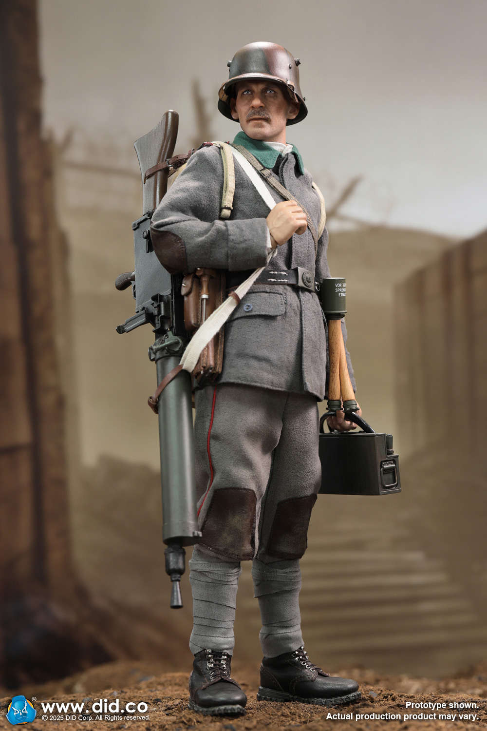 [สั่งจอง]DID D11015 1/6 : WWI German MG08 Gunner – Arthur
