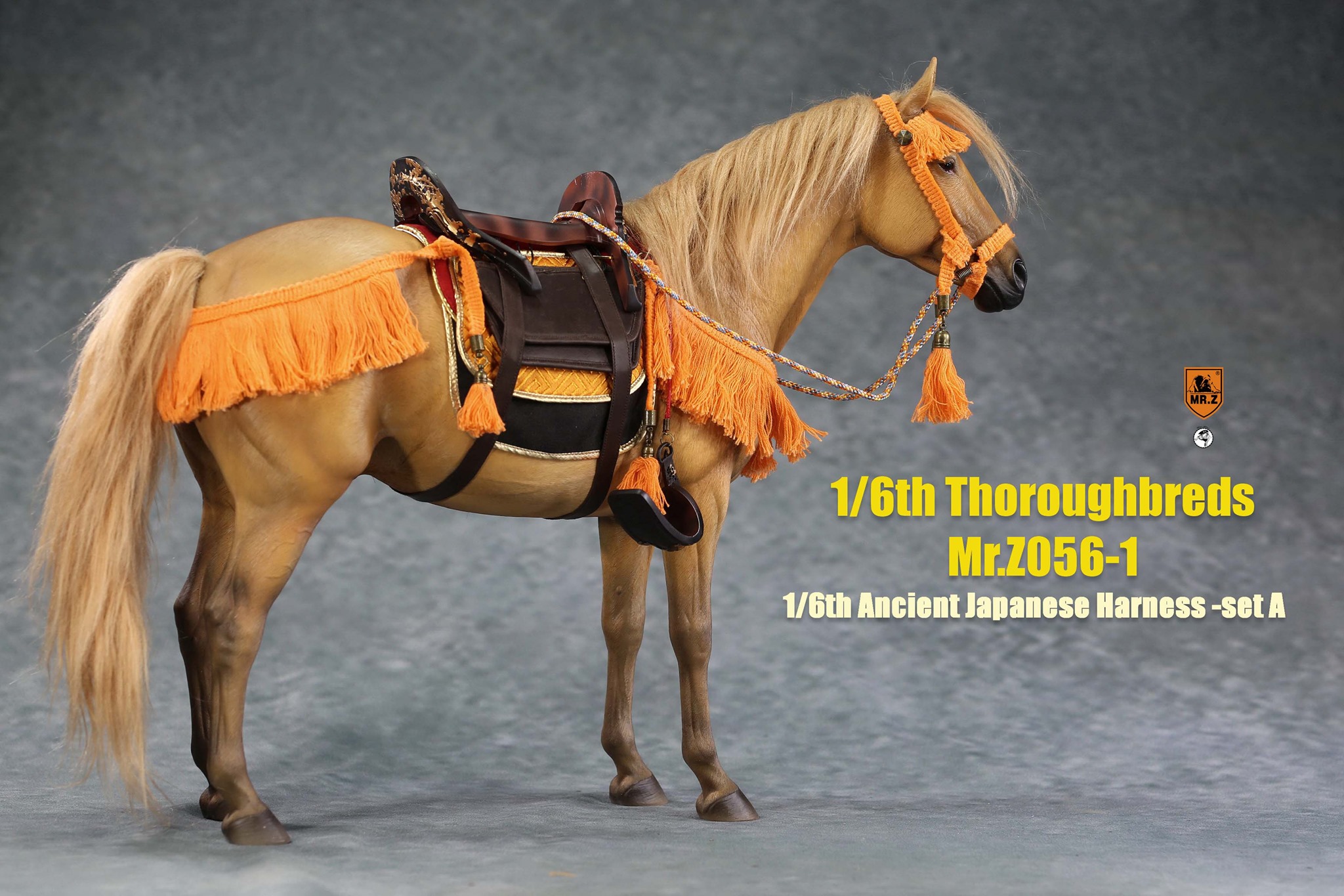 [สั่งจอง]MR.Z MRZ056 1/6 animal model No.56 : Thoroughbreds （all 5 colours） MR.Z 1/6 : Ancient Japanese Harness Set