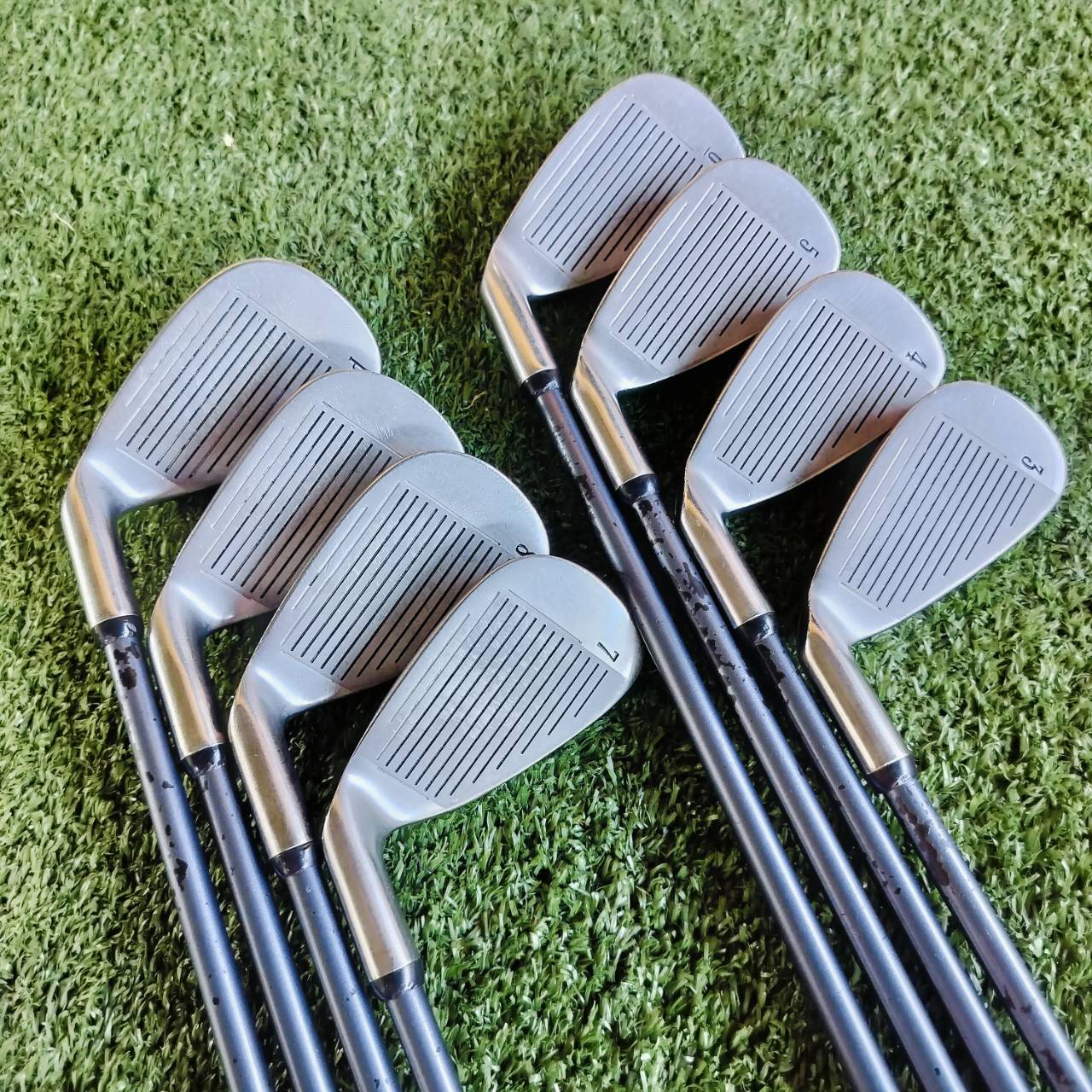 **ไม้กอล์ฟสำหรับผู้หญิง** ชุดเหล็ก TRIDENT GOLF SUPER STEEL X-XVII ก้าน BCH 65i LADIE'S เหล็ก CAVITY ลึก ใบใหญ่ ไม้กอล์ฟพรีเมี่ยมมือสอง ของแท้ By NakaraLuxurious