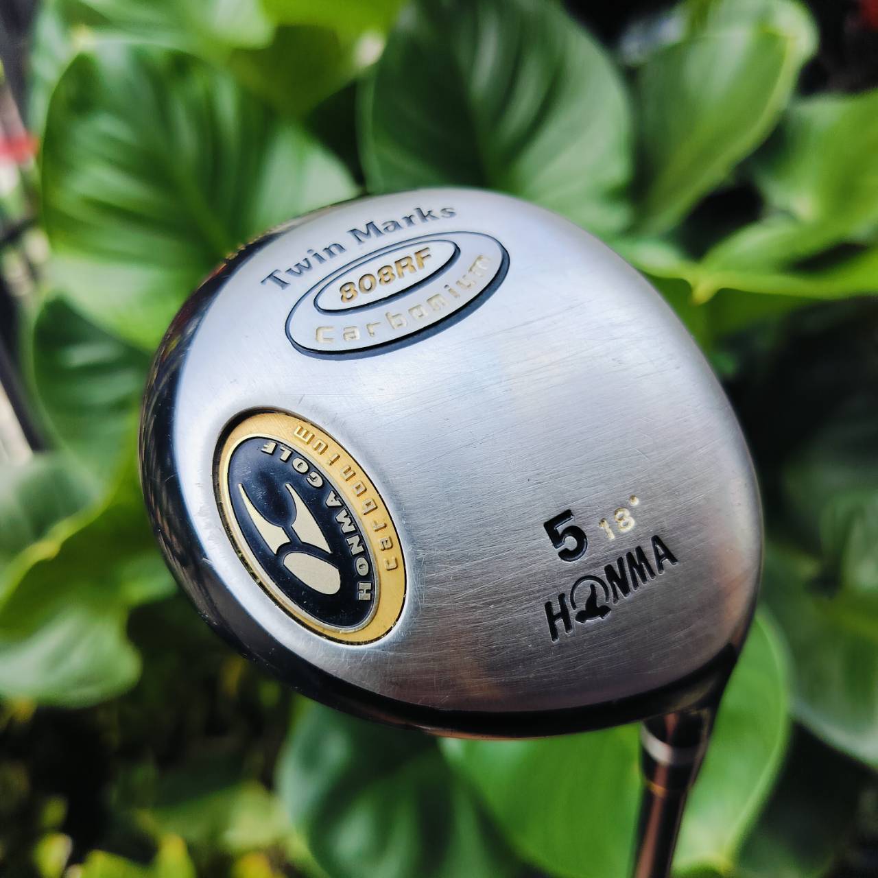 FW5 HONMA TWIN MARK 808RF ก้าน CARBONIUM ระดับ 2 ดาว** FLEX R ตัวนี้กระดองเป็นคาร์บอนเคฟล่าสุดพรีเมี่ยม ไม้กอล์ฟพรีเมี่ยมมือสอง ของแท้ By NakaraLuxurious