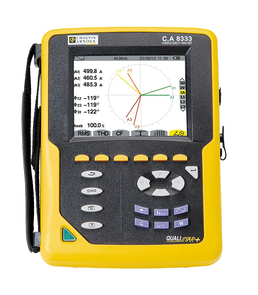 CA8333 Power Quality Analyser เครื่องวิเคราะห์คุณภาพไฟฟ้าและฮาร์โมนิกส์สมบูรณ์แบบ โชวิน อาร์นูวซ์ Chauvin Arnoux