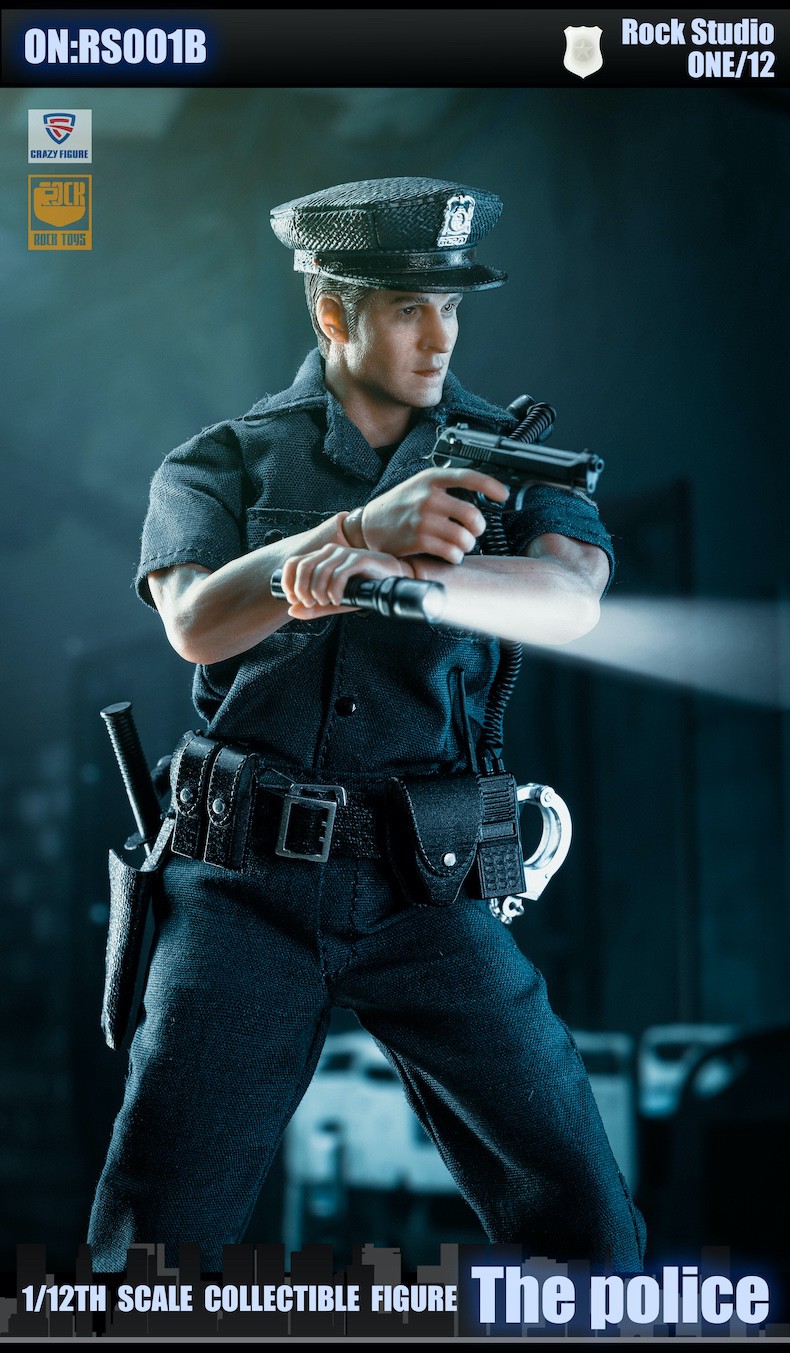 [สั่งจอง]ROCKTOYS RS001A/B/C 1/12 The Police D Kind [3 figure set]