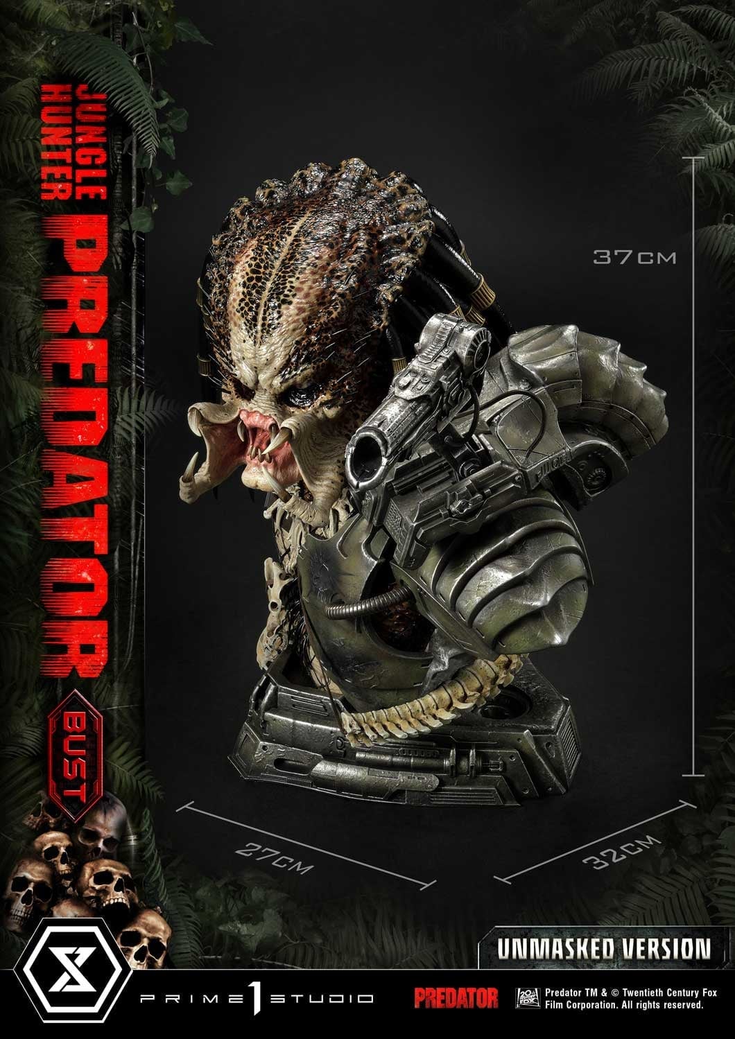 [สั่งจอง]Prime 1 Studio 1/3 : Jungle Hunter Predator Bust (Predator 1987)