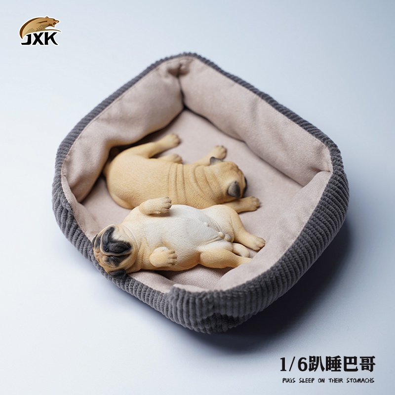 [สั่งจอง] JXK JXK085 1/6 : Pugs Sleep On Their Stomach