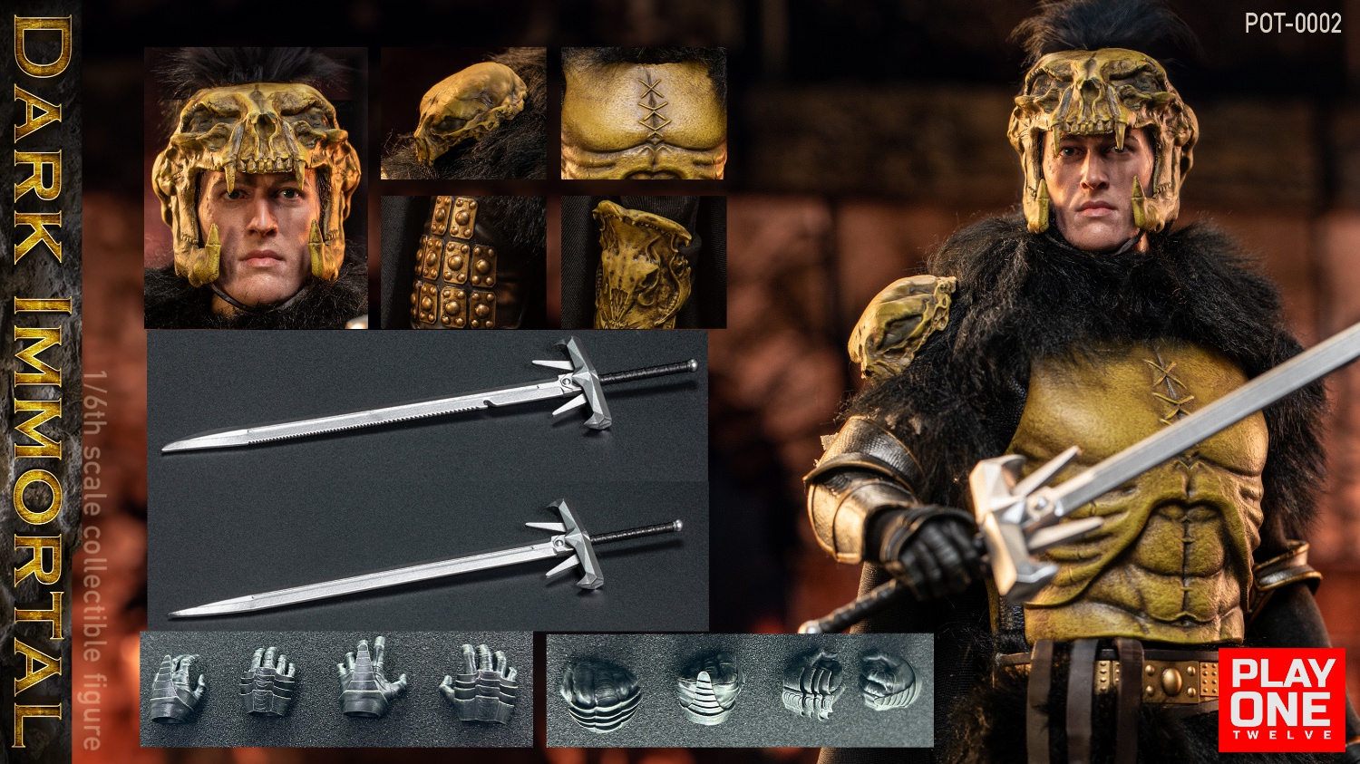 [สั่งจอง] Play One twelve POT-0002 1/6 ： Dark Immortal