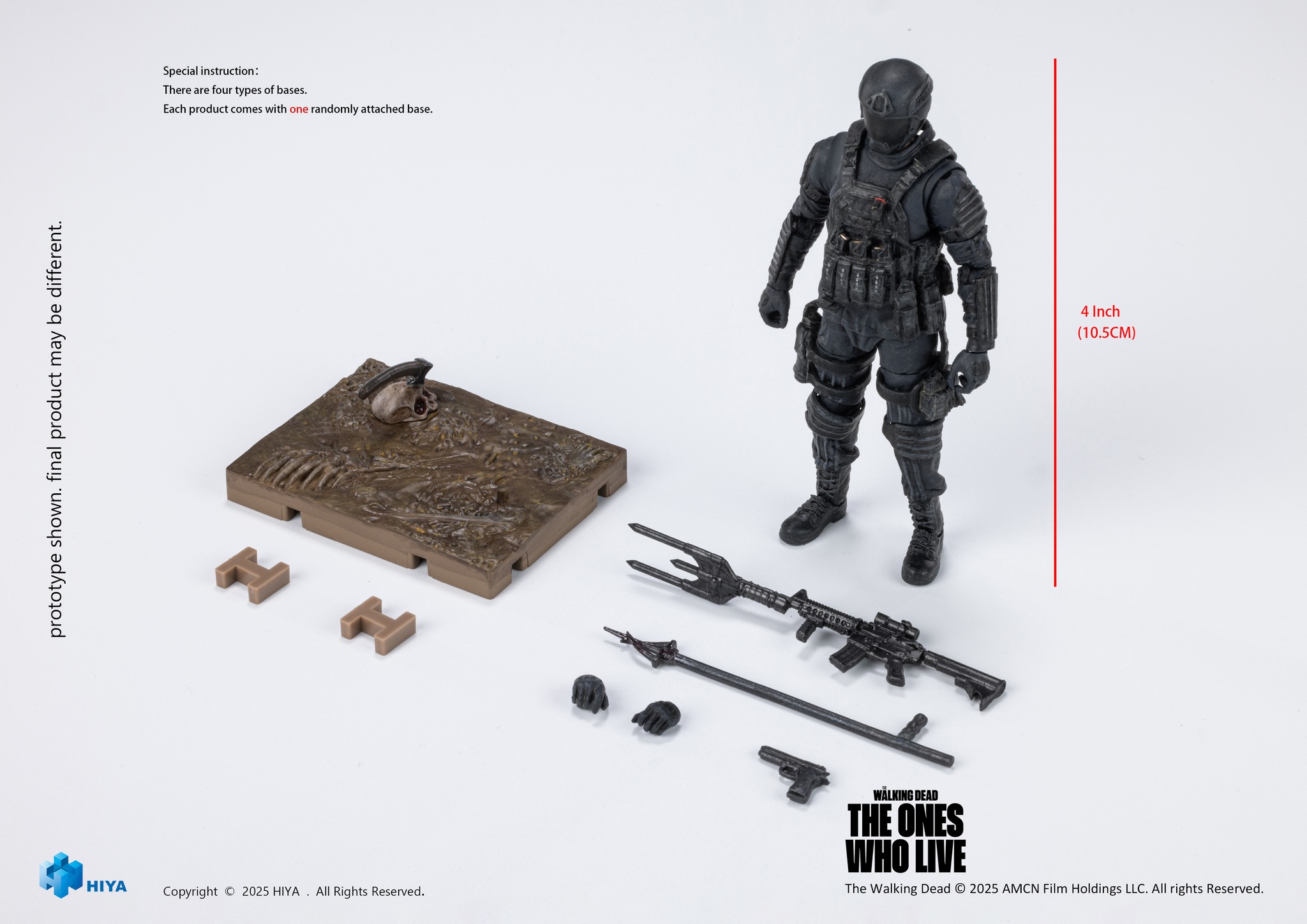 [สั่งจอง]Hiya toys EMW0435 1/18 : The Walking Dead The Ones Who Lived CRM Soldier