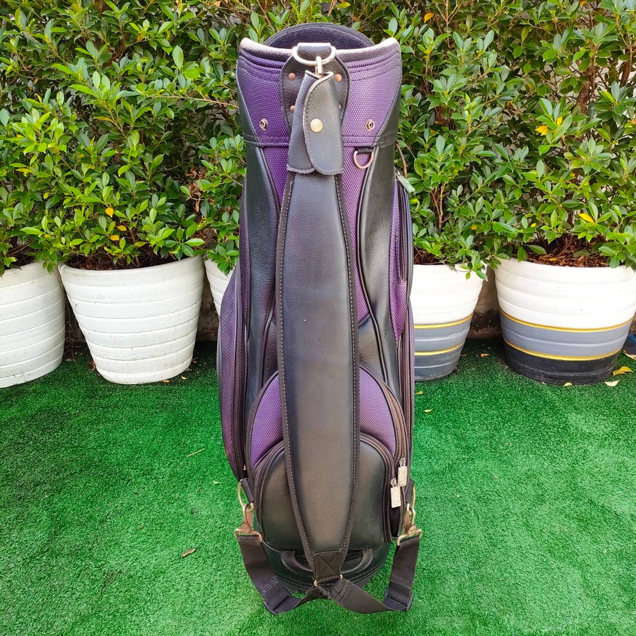 ถุงกอล์ฟ SCB มือสอง ถุงหนังสลับกับผ้า สวยเลยครับ