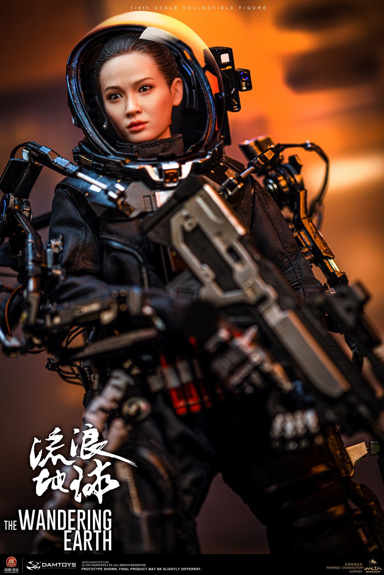 [สั่งจอง]DAMTOYS DMS036 1/6 : CN171-11 rescue unit Zhou Qian collectible figure specially features