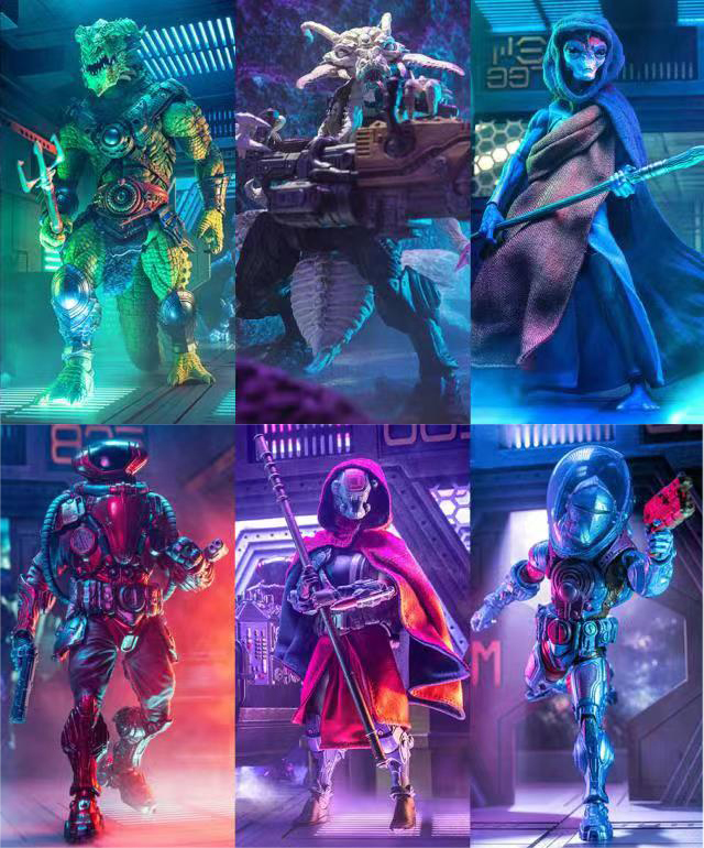 [พร้อมส่ง] FOUR HORSEMEN : Cosmic Legions 6"- Outpost Zaxxius มีให้เลือก 7 แบบ