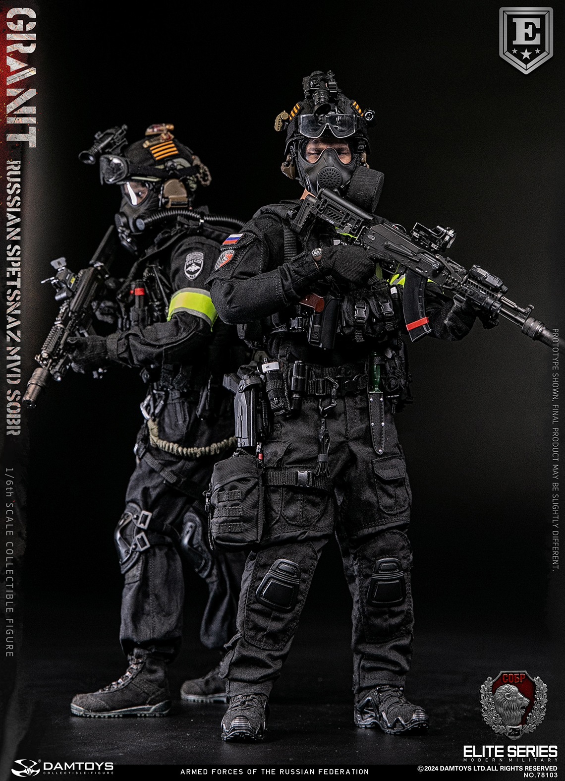 [สั่งจอง]DAMTOYS : 1/6 RUSSIAN SPETSNAZ MVD SOBR GRANIT
