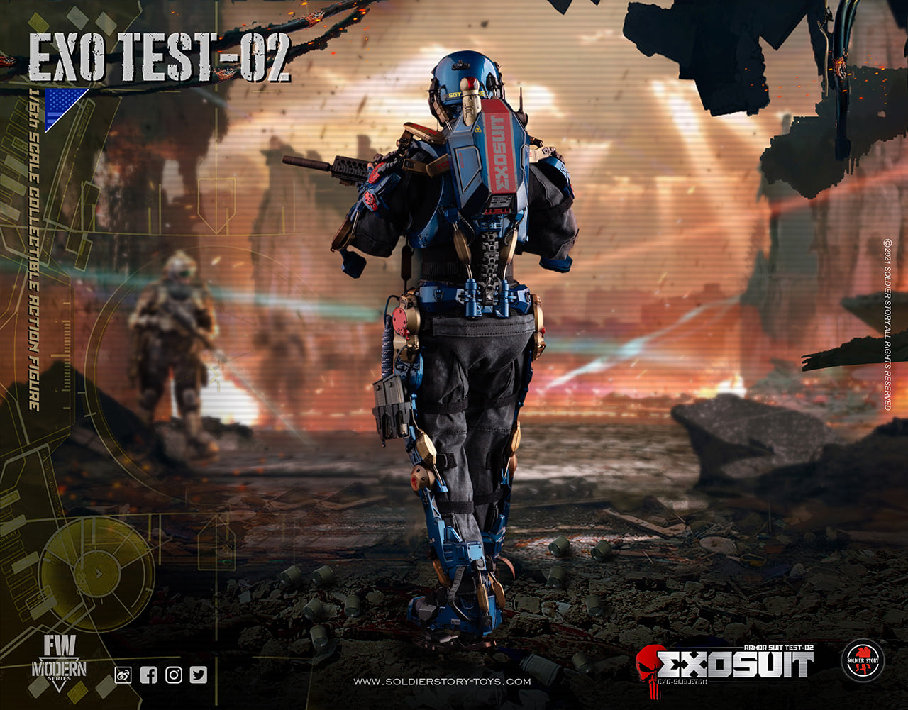 สั่งจอง]SoldierStory SS125 1/6 : EXO-SKELETON ARMOR SUIT TEST-02