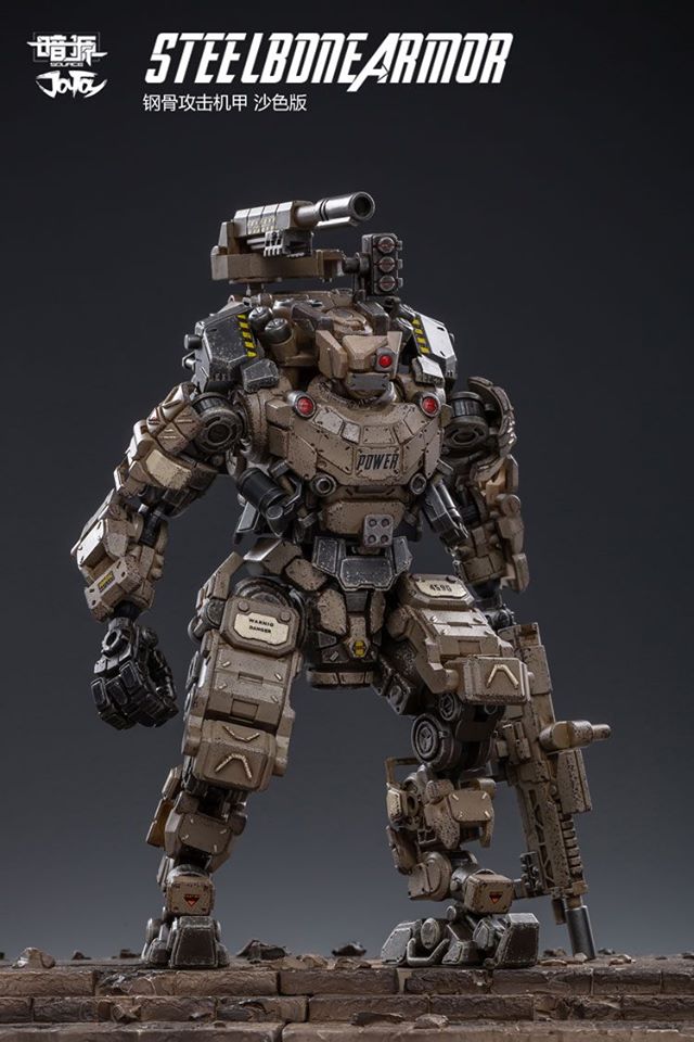 [สั่งจอง]หุ่นจักรกลกระดูกเหล็กทะเลทราย JOYTOY 51921012 1/25 Steel bone armour （Sand）