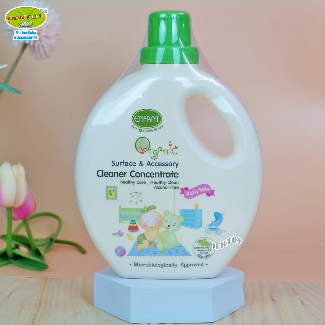 Enfant อองฟอง น้ำยาทำความสะอาดพื้นผิว อุปกรณ์ เครื่องใช้ ของเล่น แผ่นยาง รองคลาน 1000 มล.