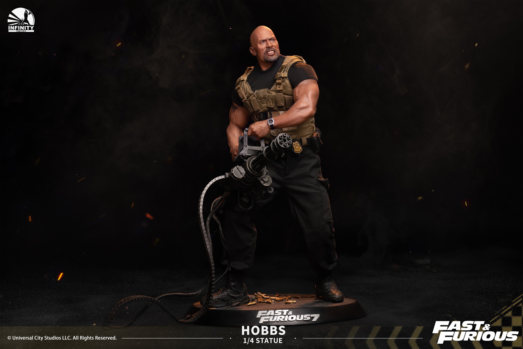[สั่งจอง] Infinity Studio 1/4 Statue : Fast and Furious 7 - Hobbs