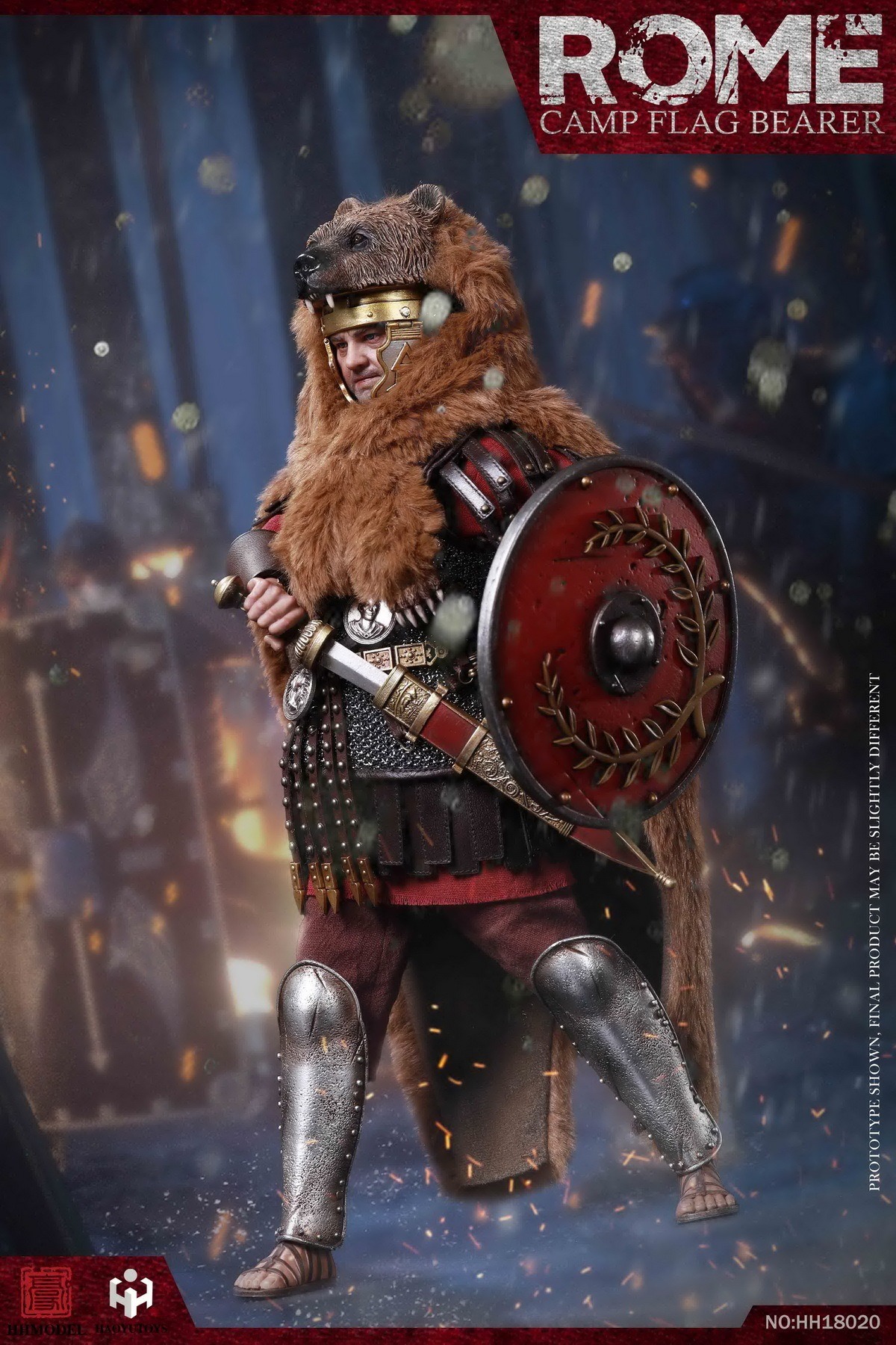 [สั่งจอง]HAOYUTOYS HH18020 1/6 : Imperial Army — Camp flag bearer