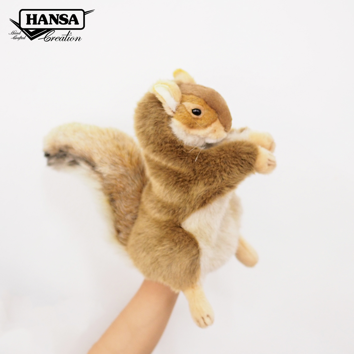 7162 Red Squirrel Puppet 28 cm.H