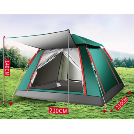 🔥 เต็นท์ 5-6 คน ขนาดใหญ่ 💥 เต้นท์มุ้ง เต้นท์สนาม เต้นท์ออโต้ เต้นอัตโนมัติ เต้นท์ แคมป์ Camping Tent