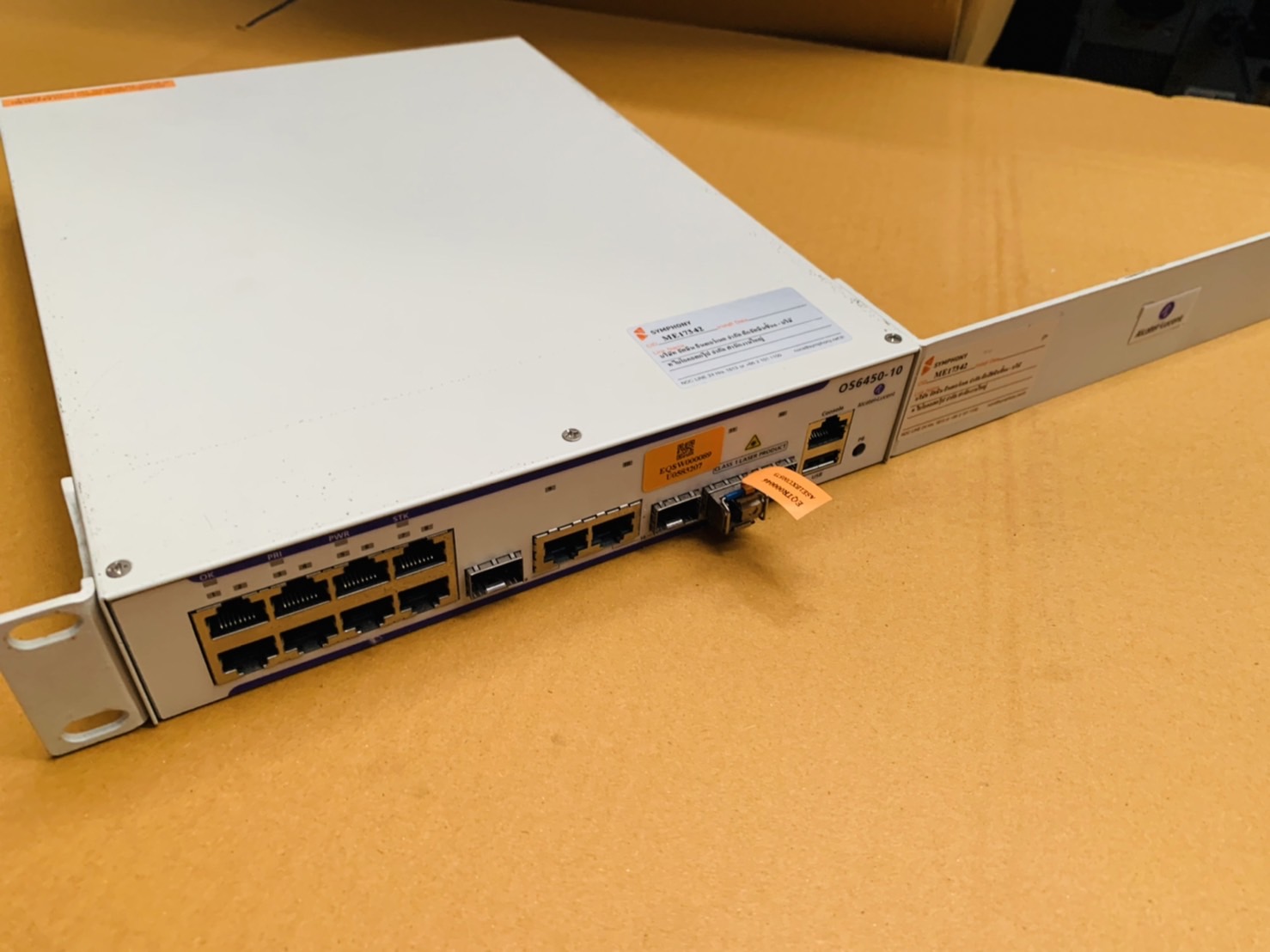 สวิตช์ Alcatel Lucent Switch Omniswitch OS6450-10 OS645010 10/100/1000 8ports