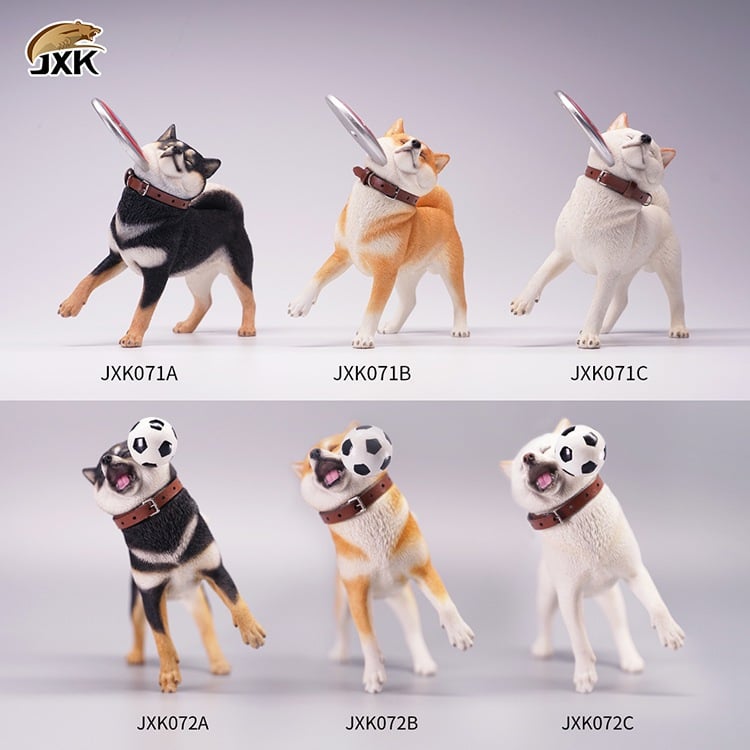 [สั่งจอง]JXK 1/6 : Shiba Inu & Frisbee /Football