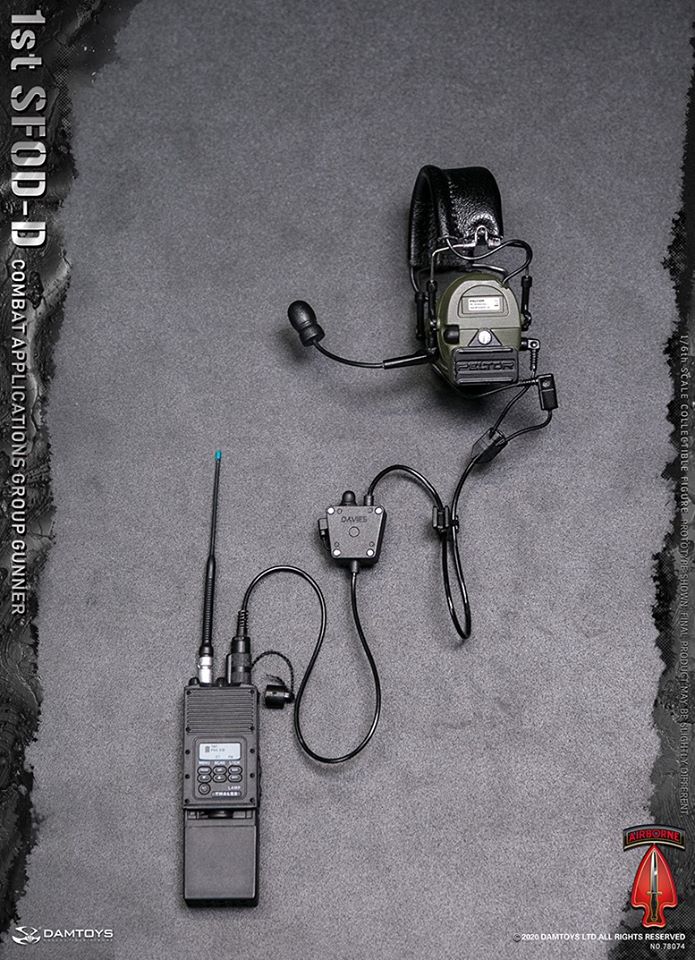 [สั่งจอง] DAMTOYS 78074 1/6 1st SFOD-D Combat Applications Group GUNNER