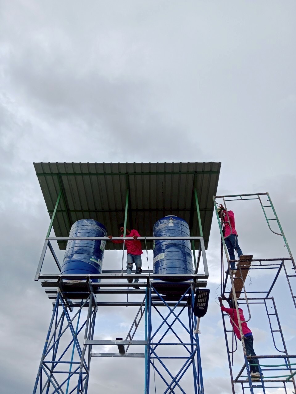 งานก่อสร้างโรงปุ๋ย อ.โพธาราม จ.ราชบุรี