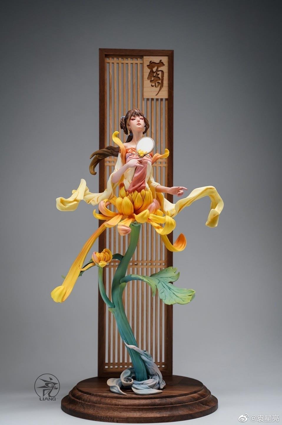 [สั่งจอง]Yuan Xing Liang : Chinese Ladies Plum, Orchid, Bamboo , Chrysanthemum (Painted Version)