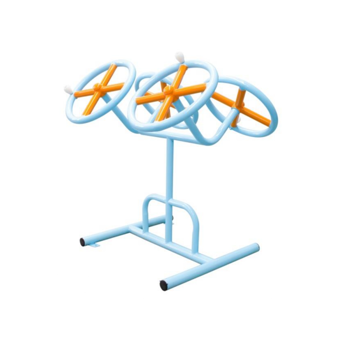 เครื่องออกกำลังกายเด็ก ชุดล้อคู่ ,เครื่องออกกำลังกายกลางแจ้ง, ลานกีฬา, อเนกประสงค์, สนามกีฬา