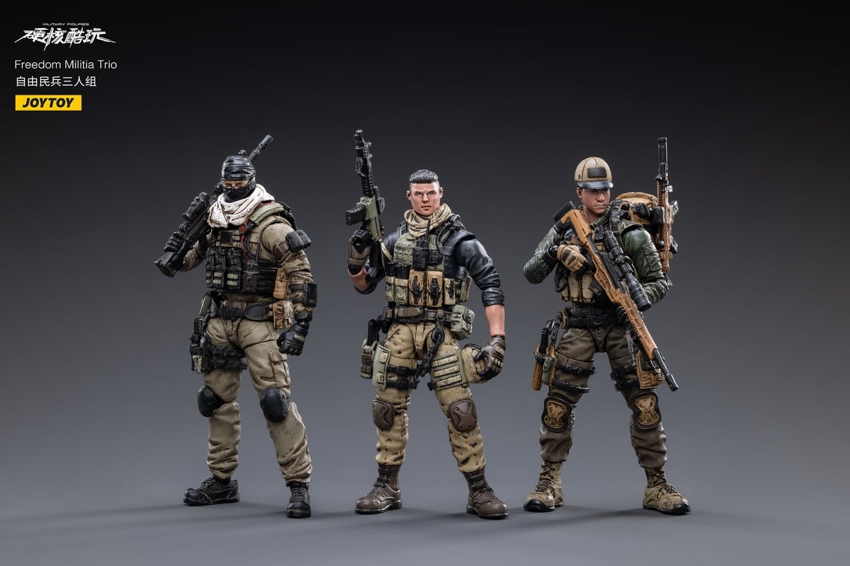 [สั่งจอง] JOYTOY 1/18 : Freedom Militia Trio