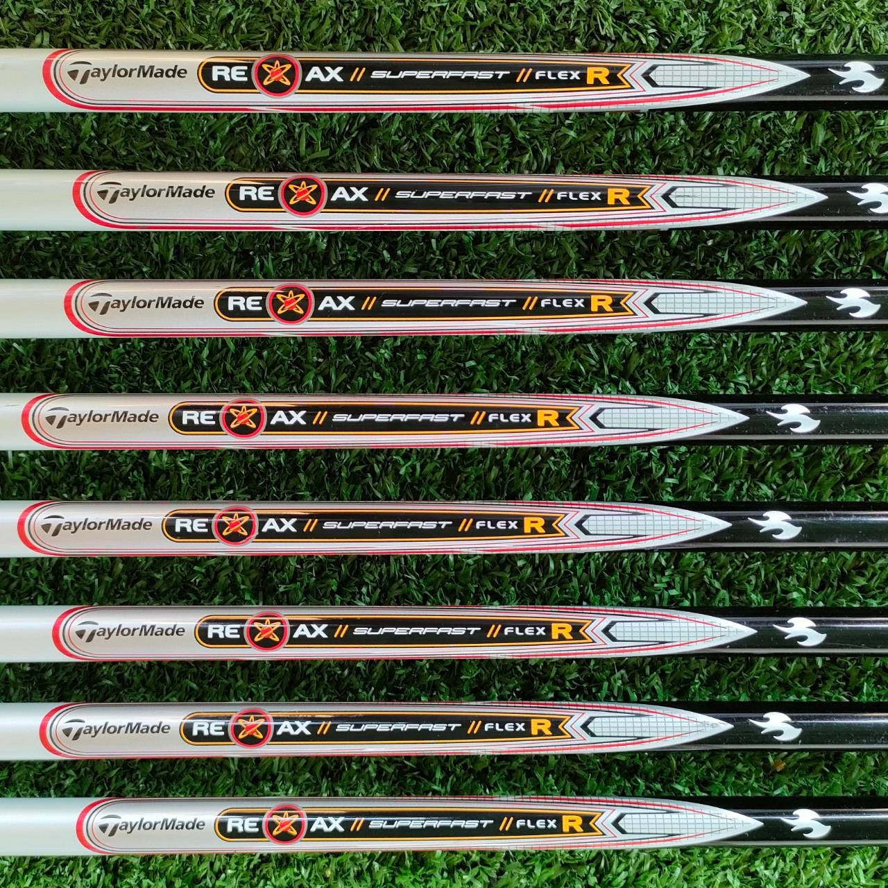 ชุดเหล็ก TAYLORMADE BURNER มีเหล็ก 5-9 เเละ PW AW SW ครบชุด สวยๆ ก้าน BURNER RE*AX SUPERFAST FLEX R เหล็กตีง่าย ตีไกล และตีมันส์อีกรุ่น ไม้กอล์ฟพรีเมี่ยมมือสอง ของแท้ By NakaraLuxurious
