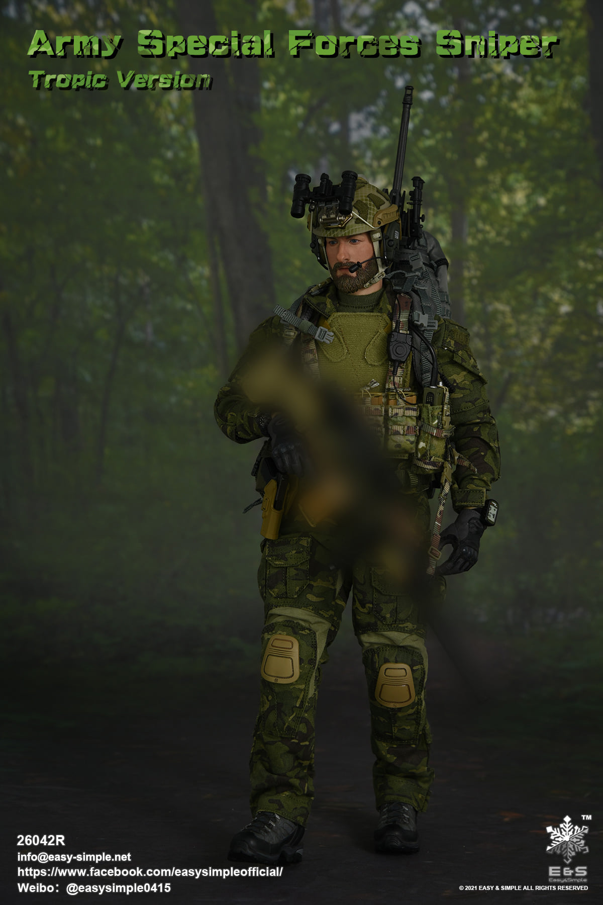 [สั่งจอง]Easy&Simple 26042R 1/6 : Army Special Forces Sniper Tropic Version