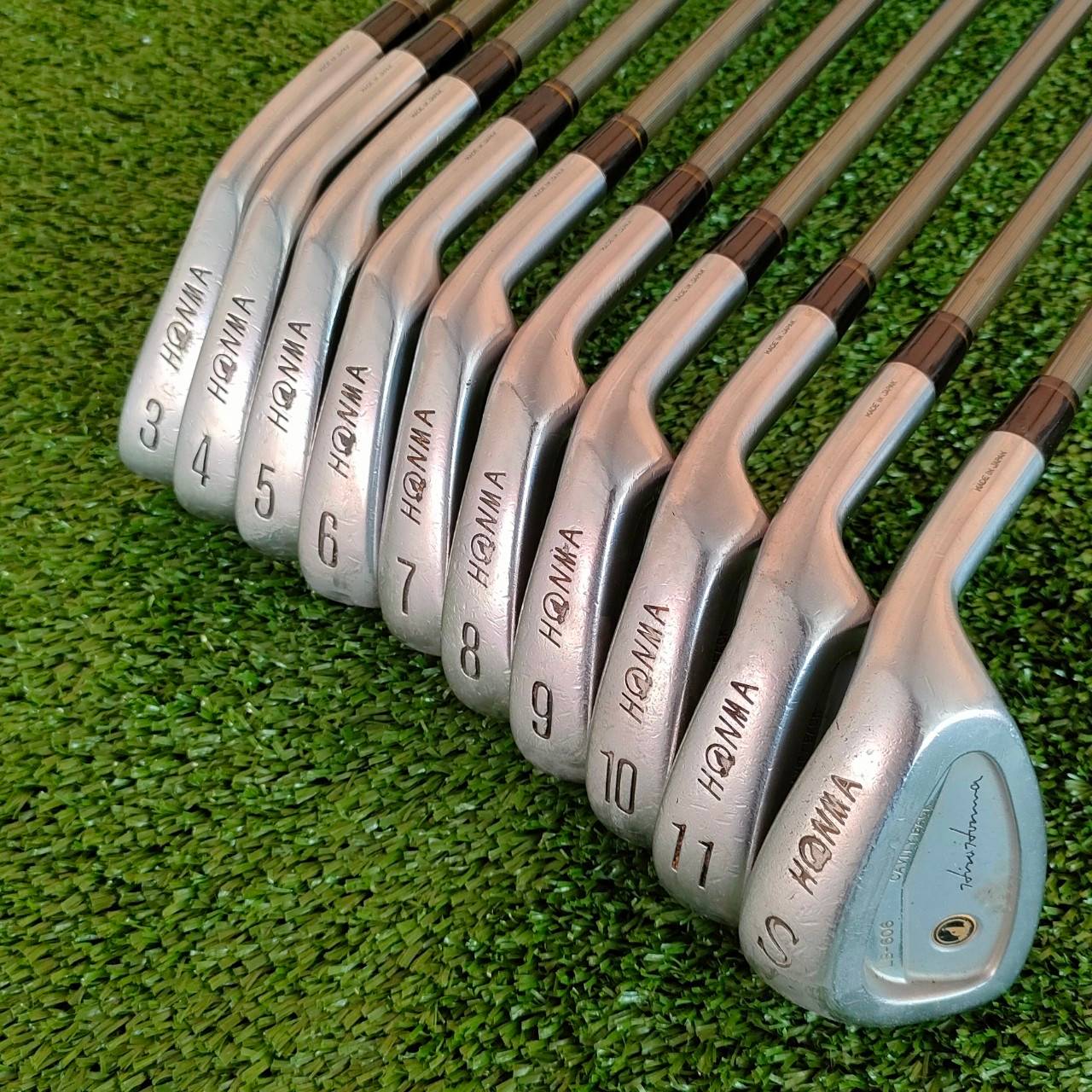 ชุดเหล็ก HONMA LB-606 CAVITYBACK ตีง่ายแบบสุดๆ และใบไม่เทอะทะ มีเหล็ก 3 - 11 เเละ SW