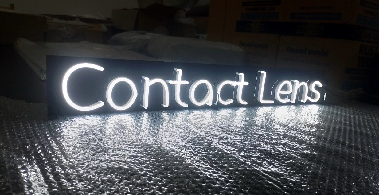 ป้ายไฟนีออนดัดledflex ป้ายไฟตั้งโต๊ะ