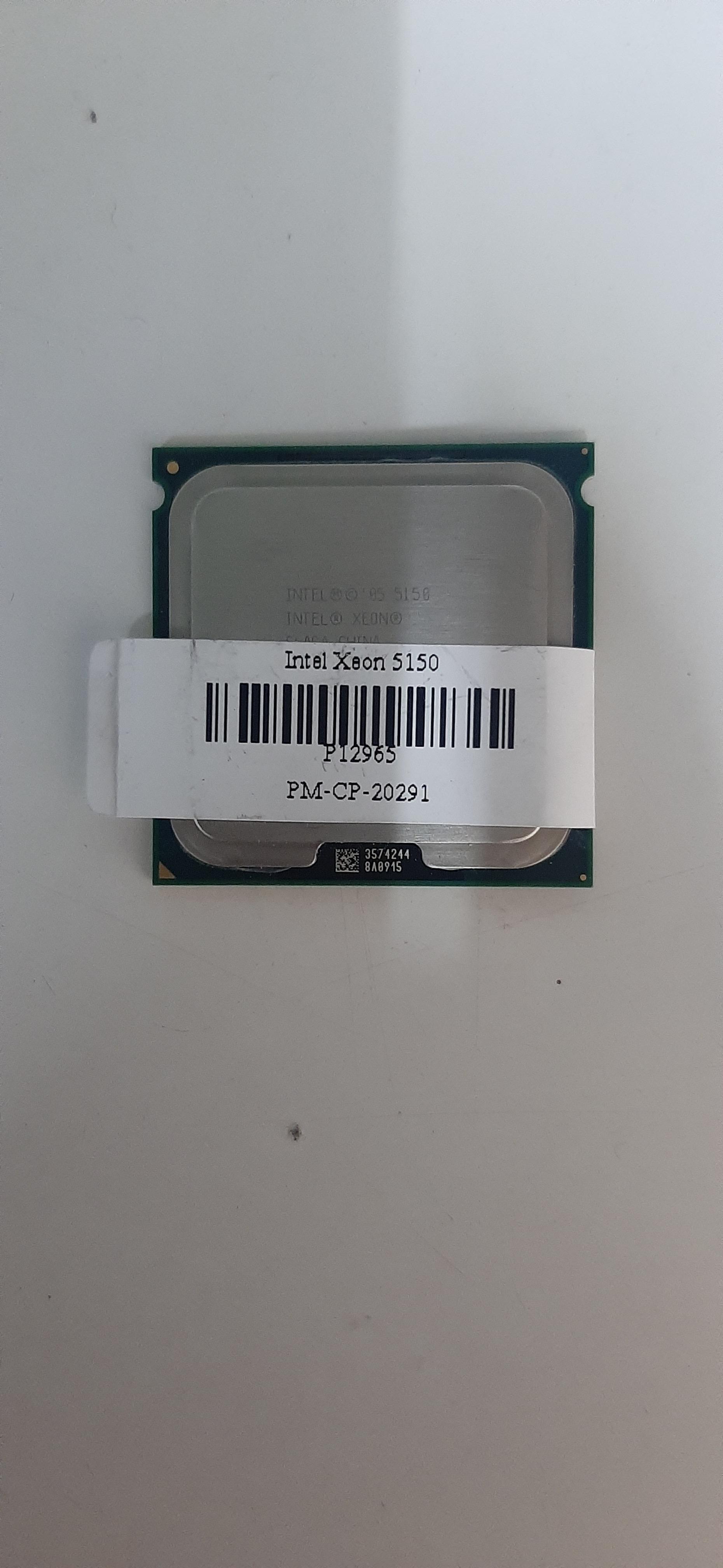 ซีพียูอะไหล่มือสอง Intel Xeon 5150 LGA771 (2.66 GHz 2Cores 2Threads)ประกันร้าน 1 เดือน