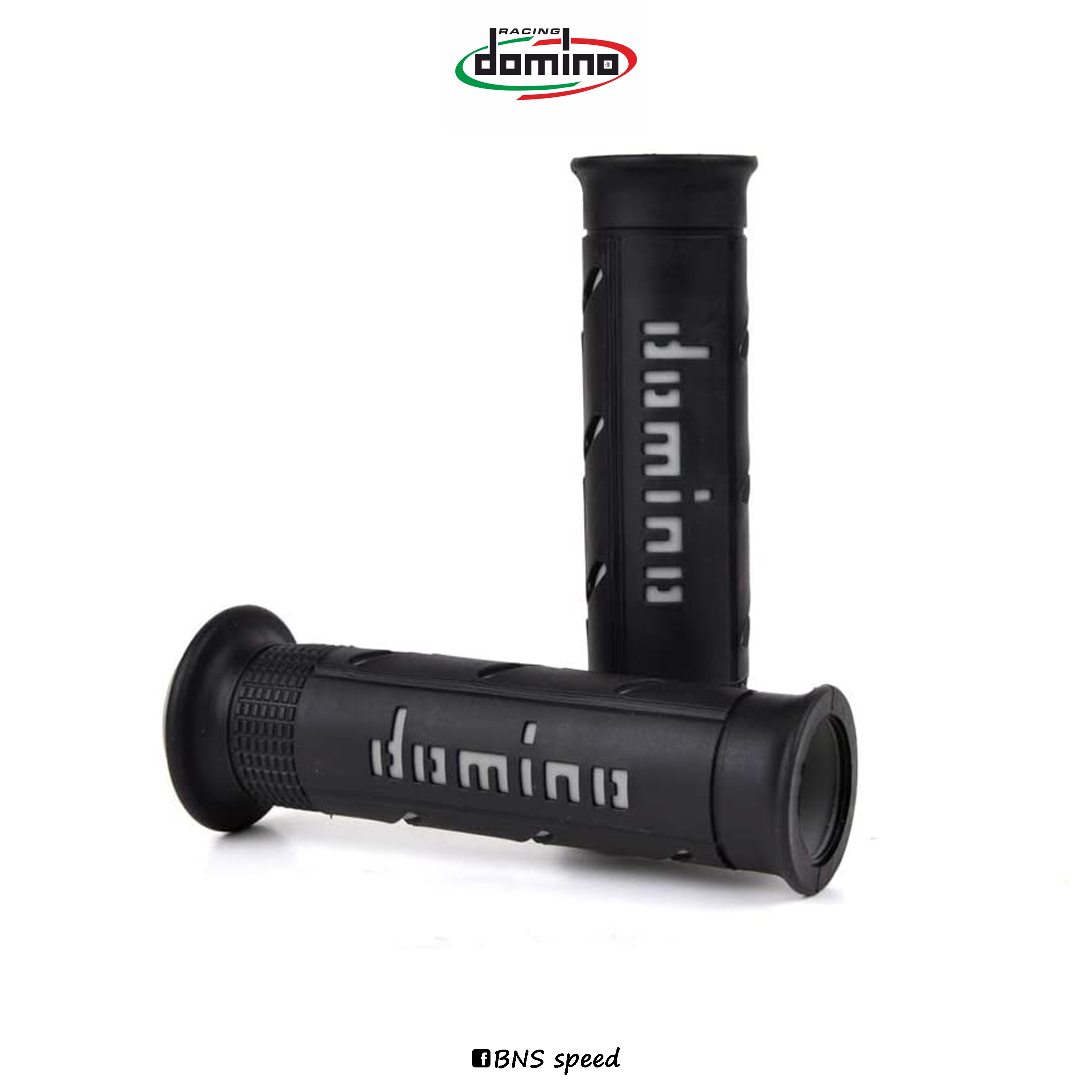 ปลอกแฮนด์ Domino A250 Manopole Double Soft Nero/Gray