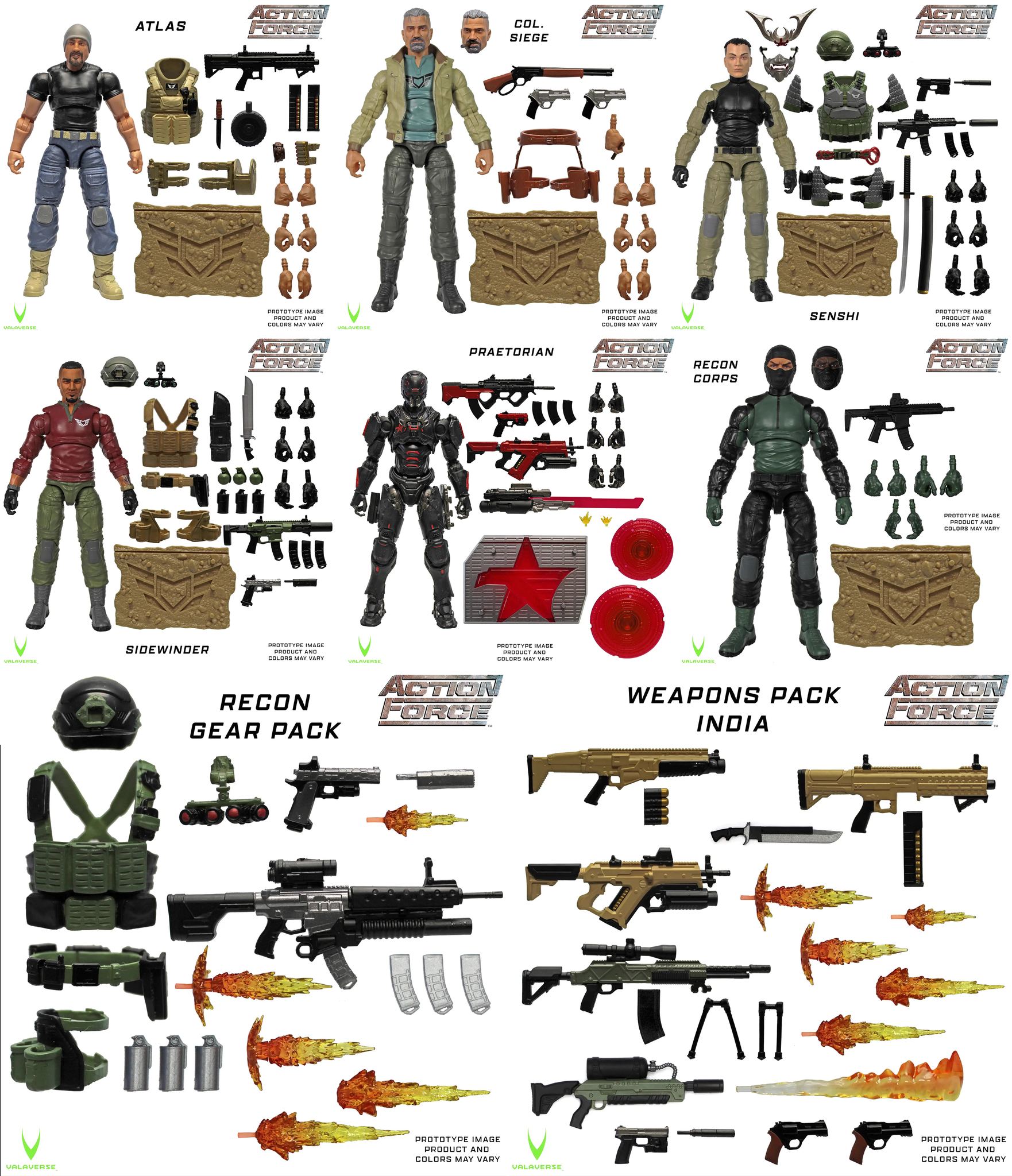 [สั่งจอง] Valaverse Action force