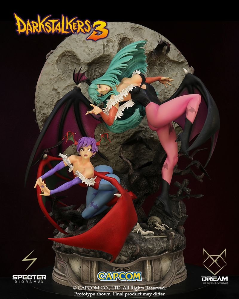 [สั่งจอง]Dream Figures 1/6 : Morrigan & Lilith Spectre Diorama (Darkstalkers 3)