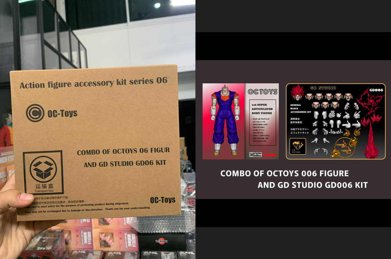 [พร้อมส่ง] "OC Toys & GD Custom Kit combo 1/12 - 006 set "