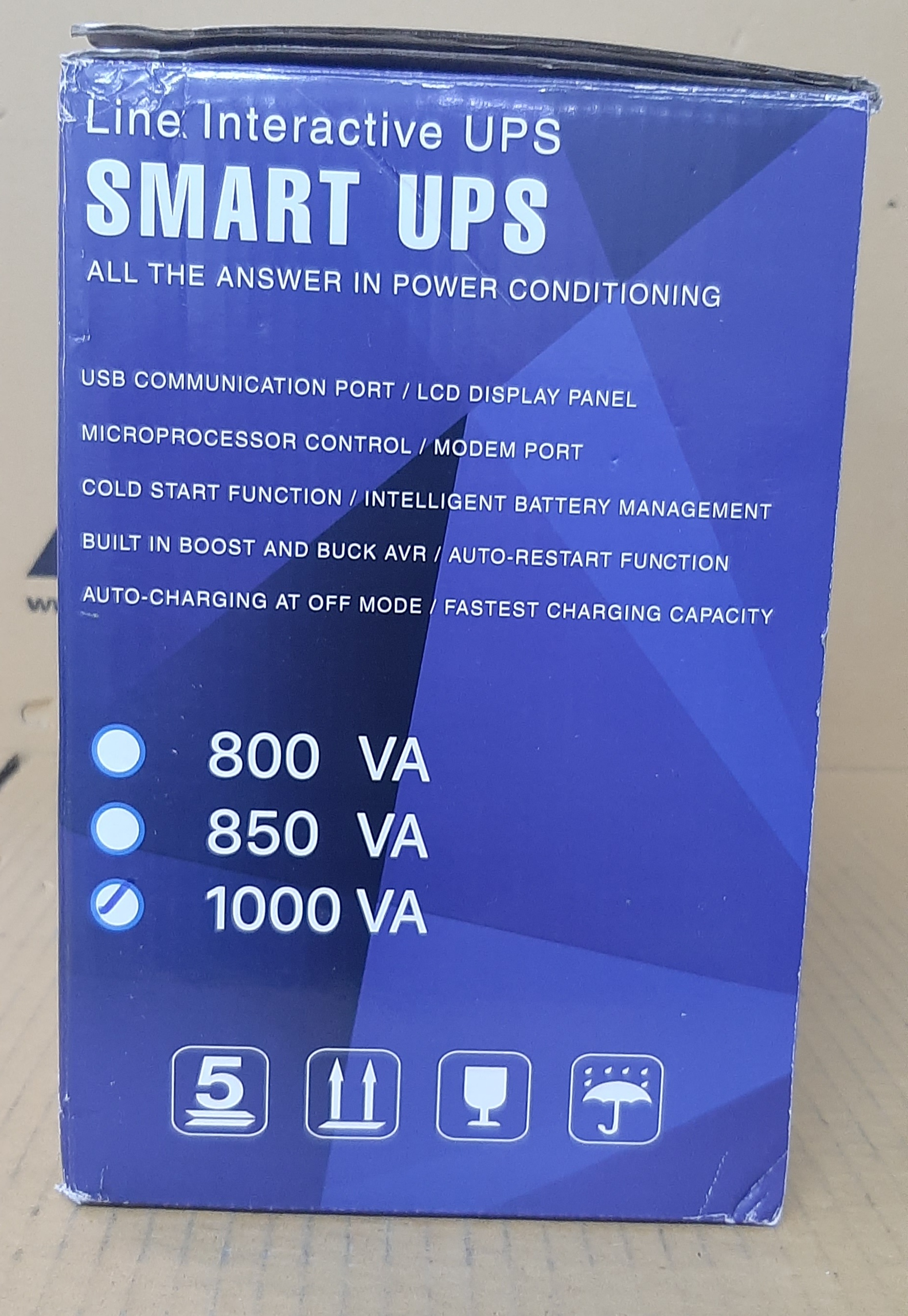 UPS (ใหม่) ค้างสต็อก สภาพดี ประกันร้าน 1 เดือน Advice Smart UPS 1000 LCD