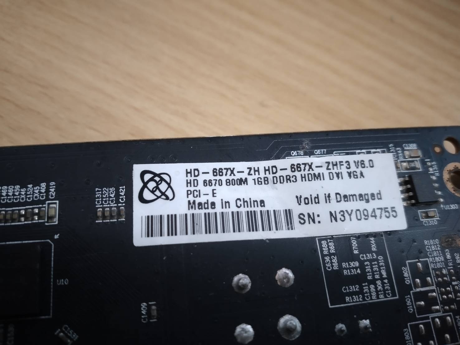 XFX HD 6670 Core Edition 1 GB