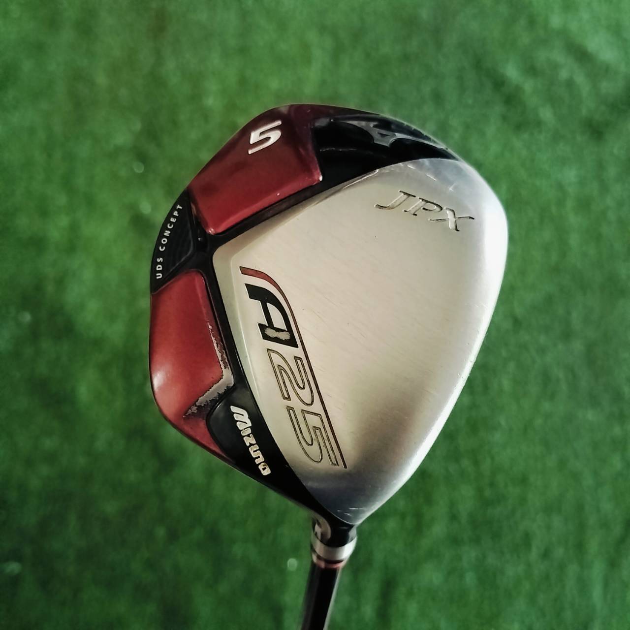 FW5 MIZUNO JPX A25 กราไฟต์ QUAD JPX A25 FLEX SR ชดเชยสูงมากๆ ตีง่ายมากๆ และหัวสี่เหลี่ยมแบบนี้ ตีตรงมาก เพราะค่า MOI สูงมากที่สุด!!! ไม้กอล์ฟพรีเมี่ยมมือสอง ของแท้ By NakaraLuxurious