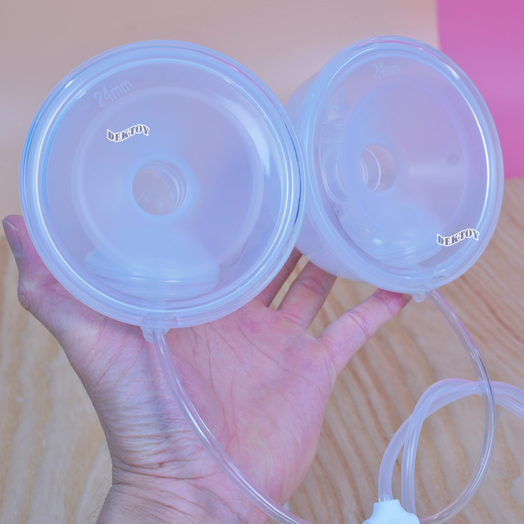 เครื่องปั๊มนมไฟฟ้า Freena Youha Plus รุ่น YH7001 มาพร้อมกรวยแฮนด์ฟรีซิลิโคนนิ่มกรวย24มม. ปั๊มนมสะดวก ไม่ต้องจับ