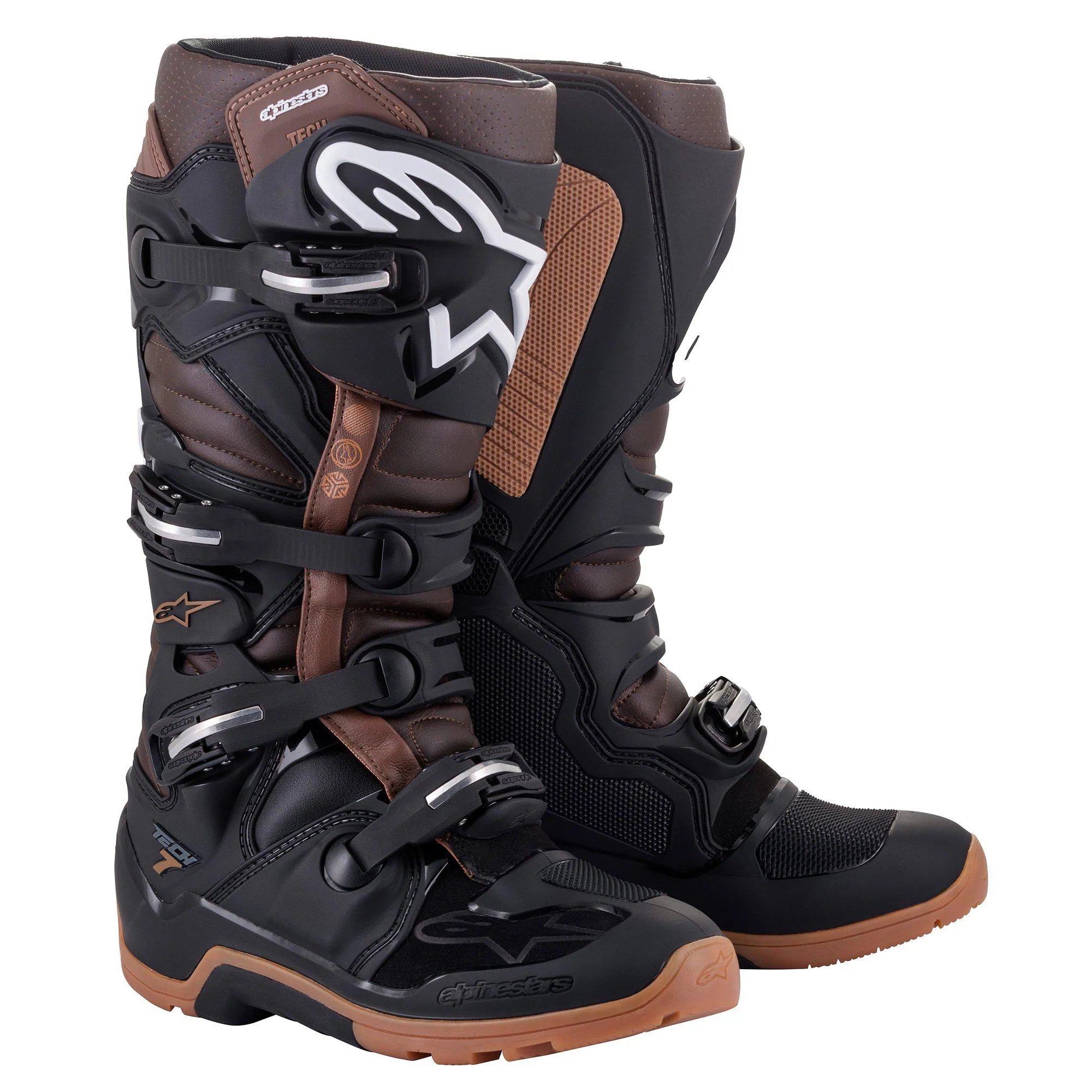 รองเท้า Alpinestar TECH 7 ENDURO - Black/Dark Brown