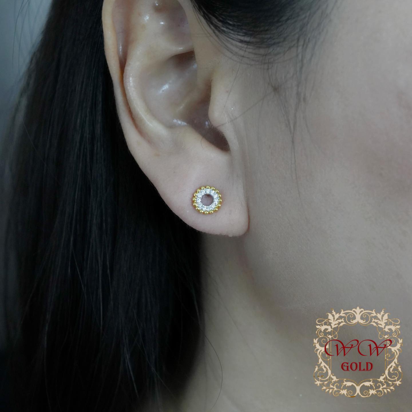 ต่างหูวงกลม^^