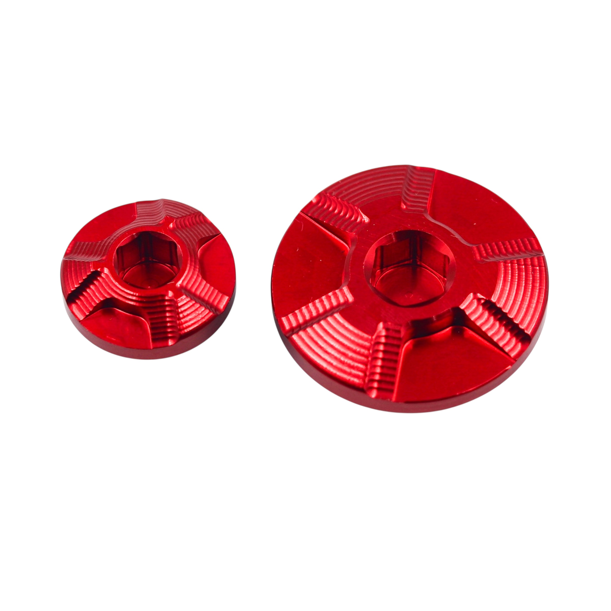 ปิดมาร์คจานไฟ Super Zero V2 - KLX125 140 150 สีแดง