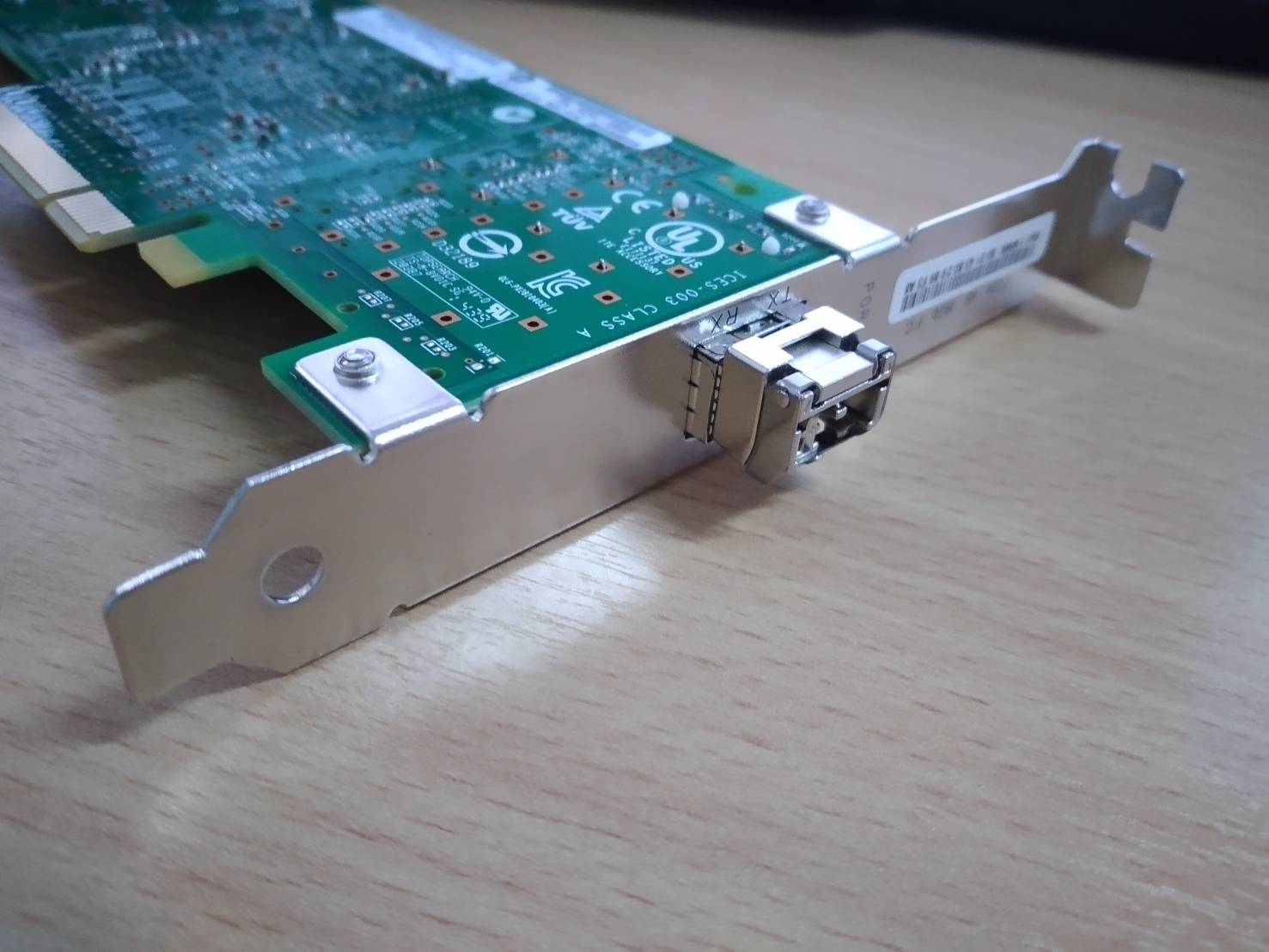 HP Qlogic QLE-2560-8Gb Single Port FC HBA-Part 489190-001 AK344A +8G Transceiver